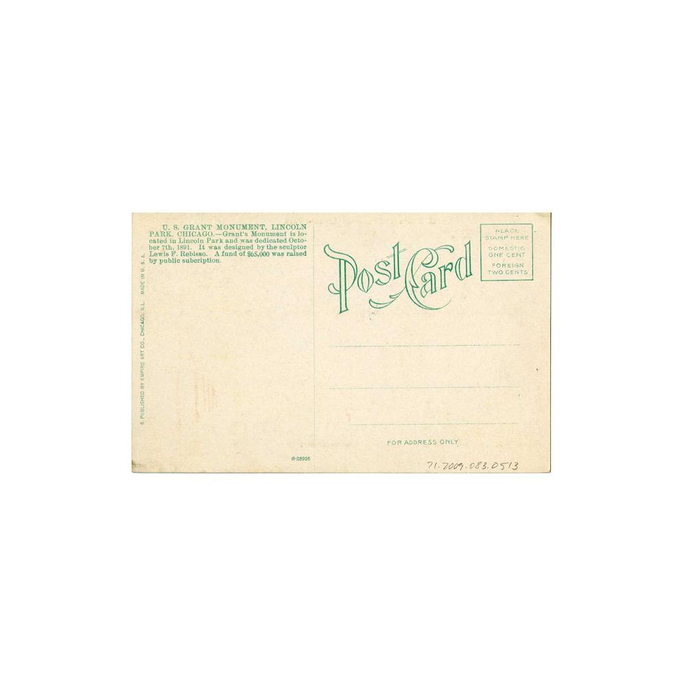 Image: U. S. Grant Monument, Lincoln Park, Chicago