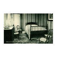 Image: Replica of Room and Actual Bed in Which Lincoln Died