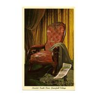 Image: Lincoln's Death Chair, Greenfield Village