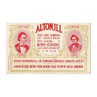 Image: Invitation to Alton, Illinois, Homecoming