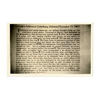 Image: Lincoln's Address at Gettysburg, Delivered November 19, 1863
