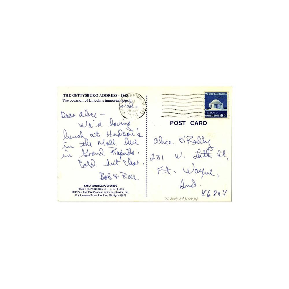 Image: The Gettysburg Address, 1863