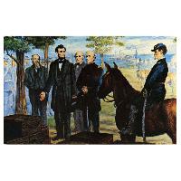 Image: Lincoln at Fort Monroe, Virginia, 1862