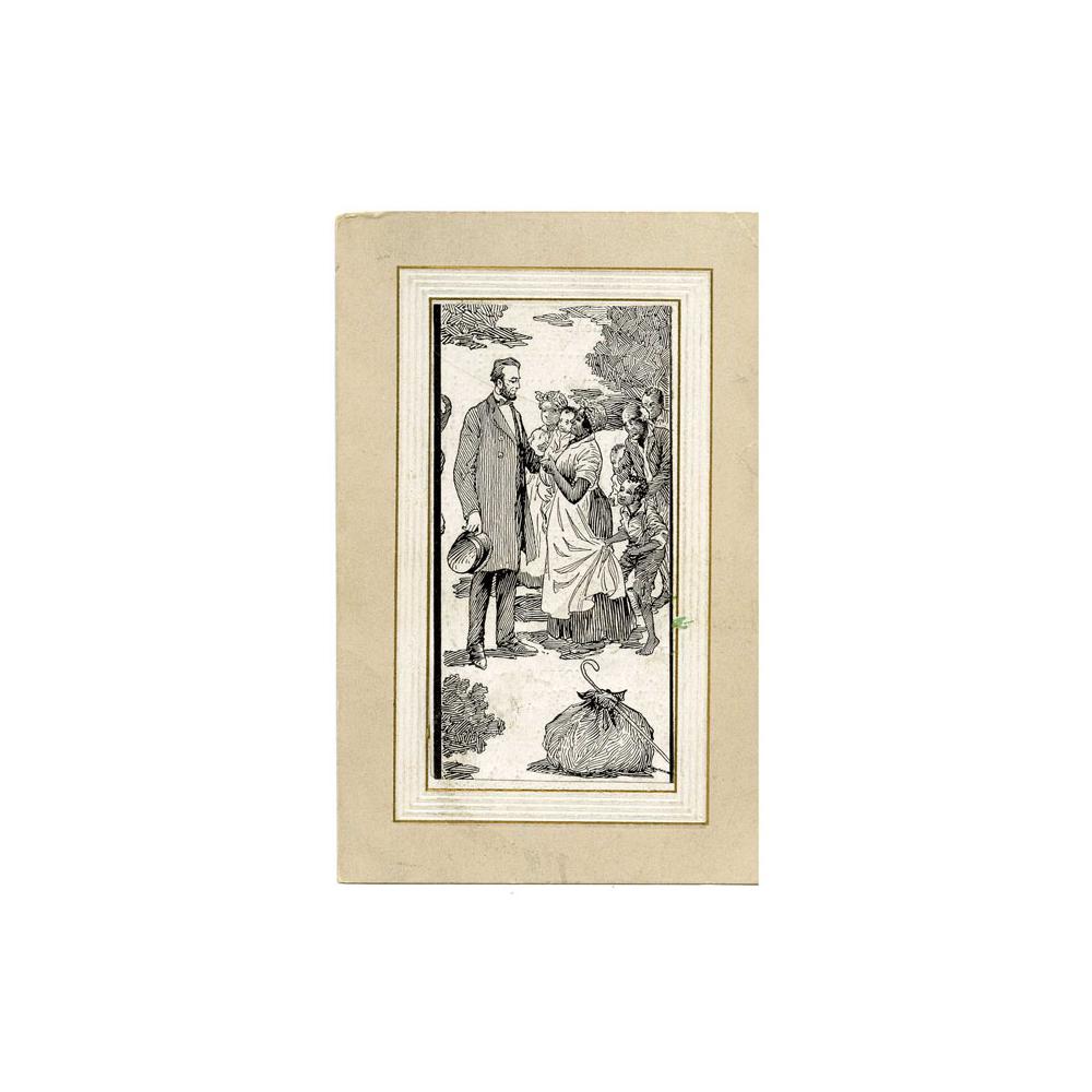 Image: President Lincoln Meeting Contrabands