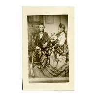 Image: Meeting of President Lincoln with Harriet Beecher Stowe