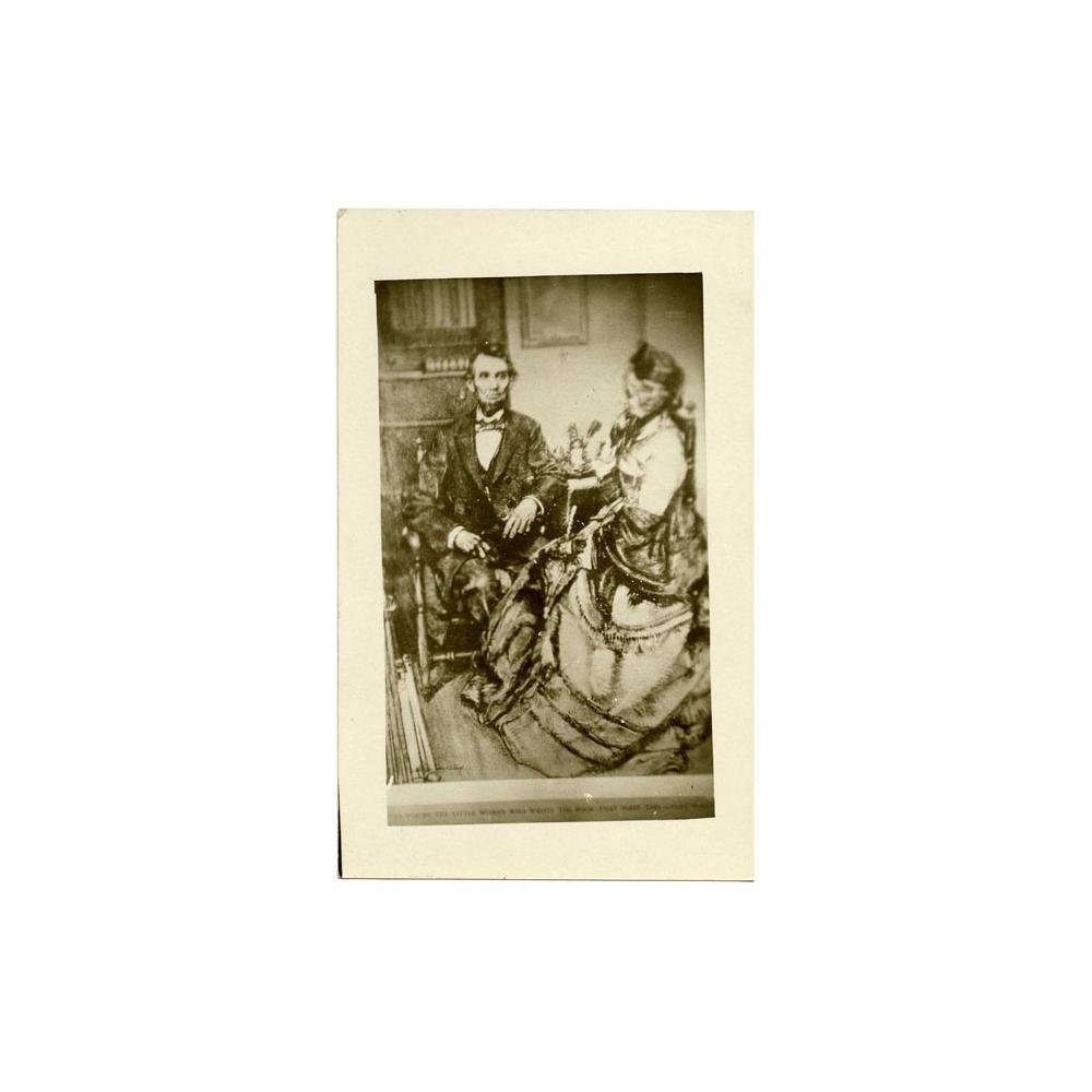 Image: Meeting of President Lincoln with Harriet Beecher Stowe