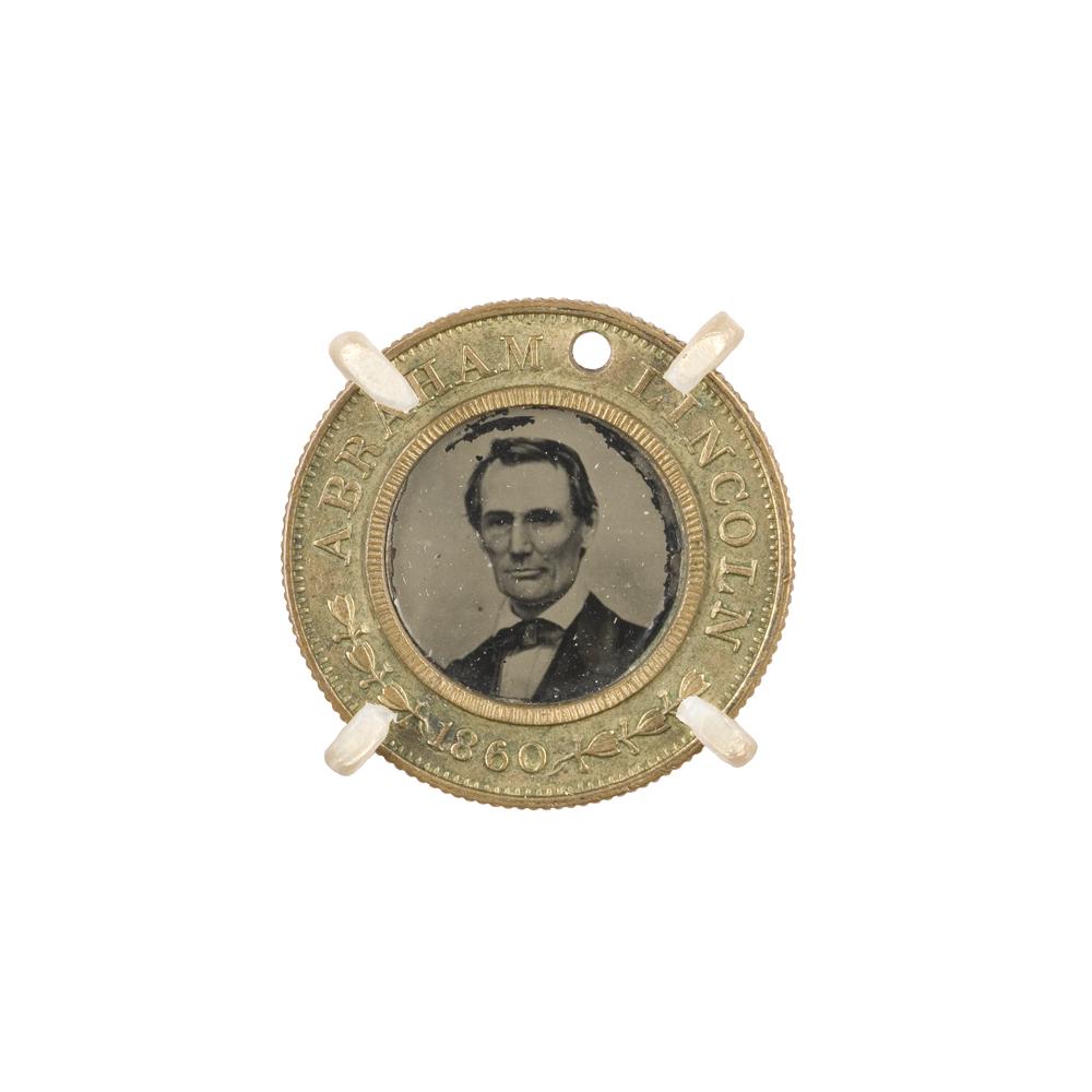 Image: Abraham Lincoln 1860 campaign button