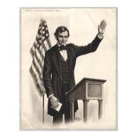 Image: Lincoln, the Whig Campaigner, 1848