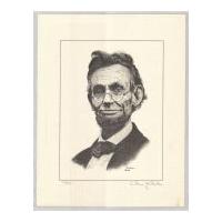 Image: Portrait of Lincoln Wearing Glasses