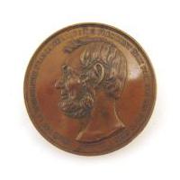 Image: Abraham Lincoln memorial medal from France