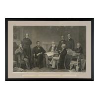 Image: The First Reading of the Emancipation Proclamation Before the Cabinet