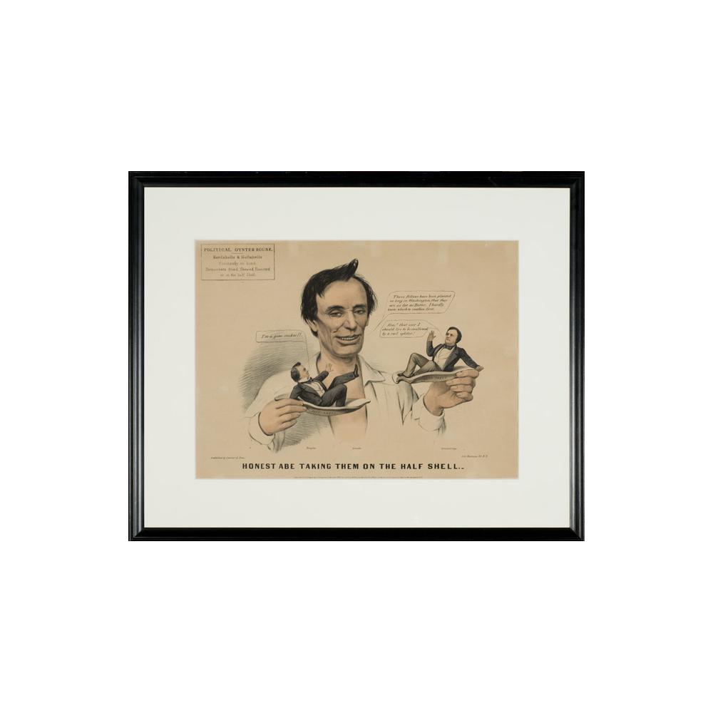 Image: Honest Abe Taking Them on the Half Shell