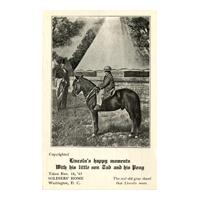 Image: Lincoln's Happy Moments with His Little Son Tad and His Pony