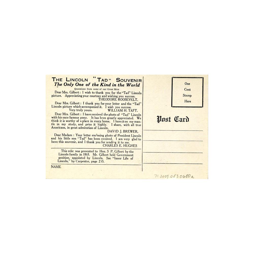 Image: Lincoln's Happy Moments with His Little Son Tad and His Pony