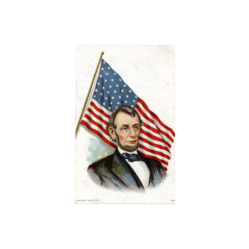 Image: Abraham Lincoln centennial postcard