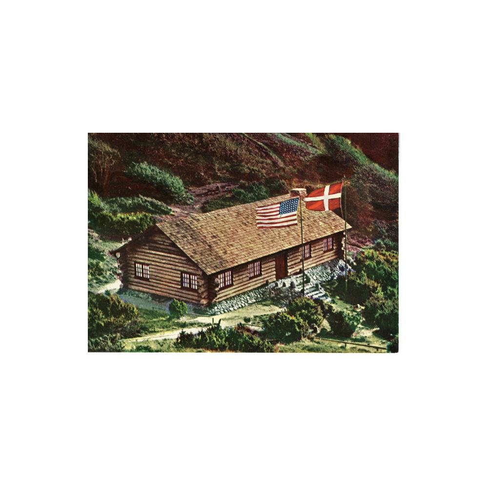 Image: Rebild National Park, The Lincoln-Cottage, Denmark