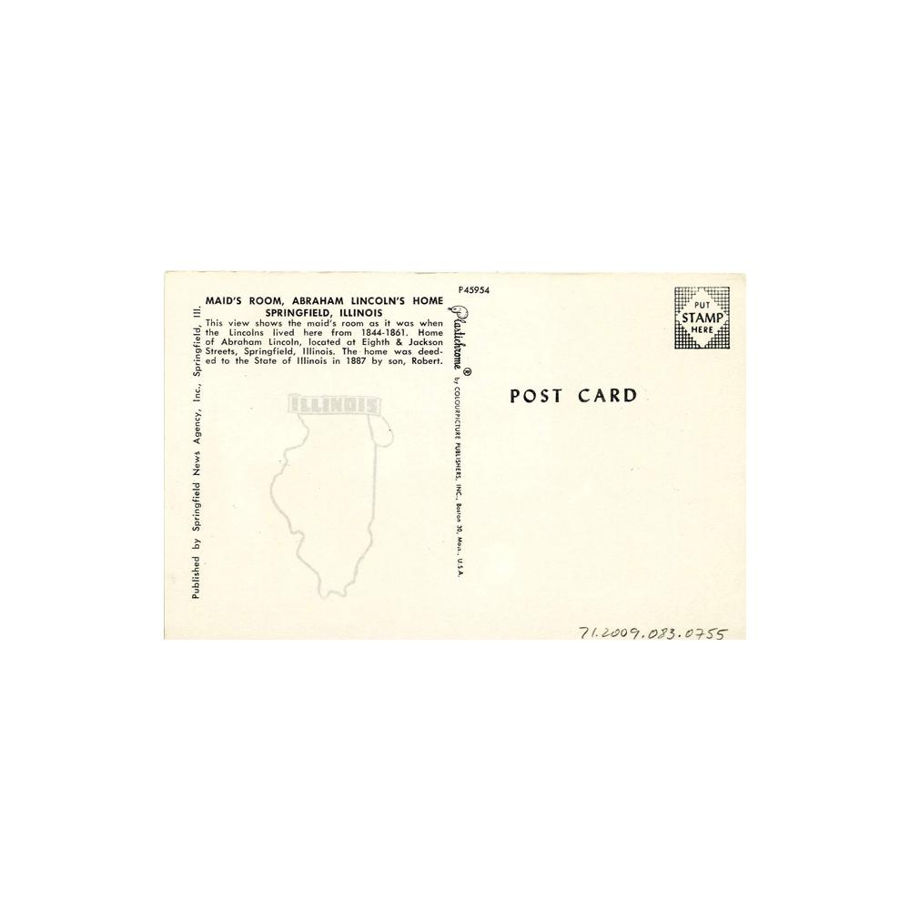 Image: Maid's Room, Abraham Lincoln's Home