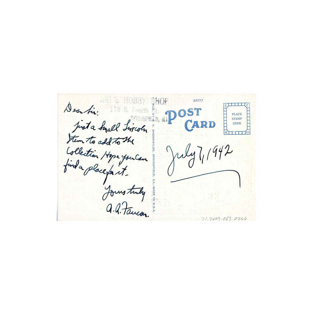 Image: Earthly Pilgrimage of Abraham Lincoln