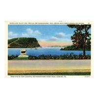 Image: Susquehanna Trail Bridge from Site of Fort Augusta, Sunbury, Pa.