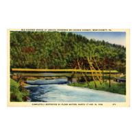 Image: Old Covered Bridge at Juniata Crossings on Lincoln Highway