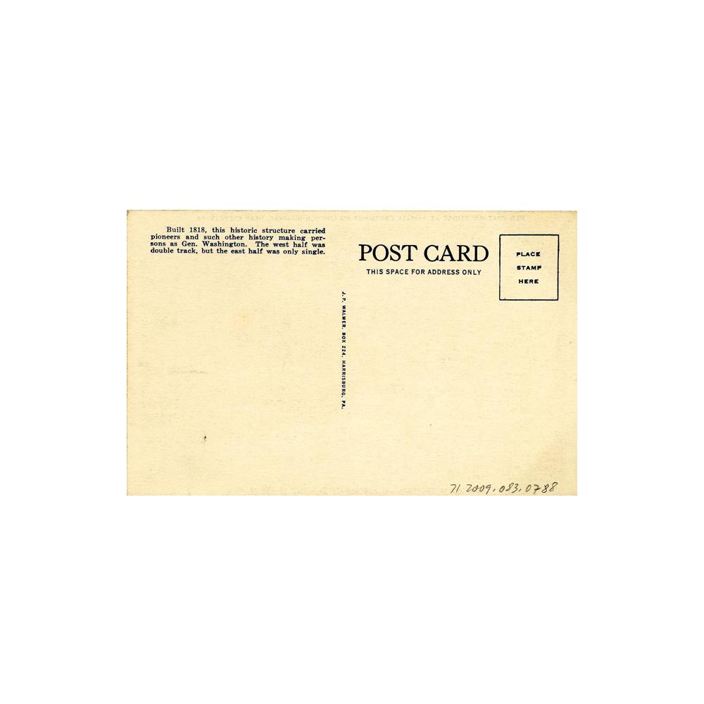 Image: Old Covered Bridge at Juniata Crossings on Lincoln Highway