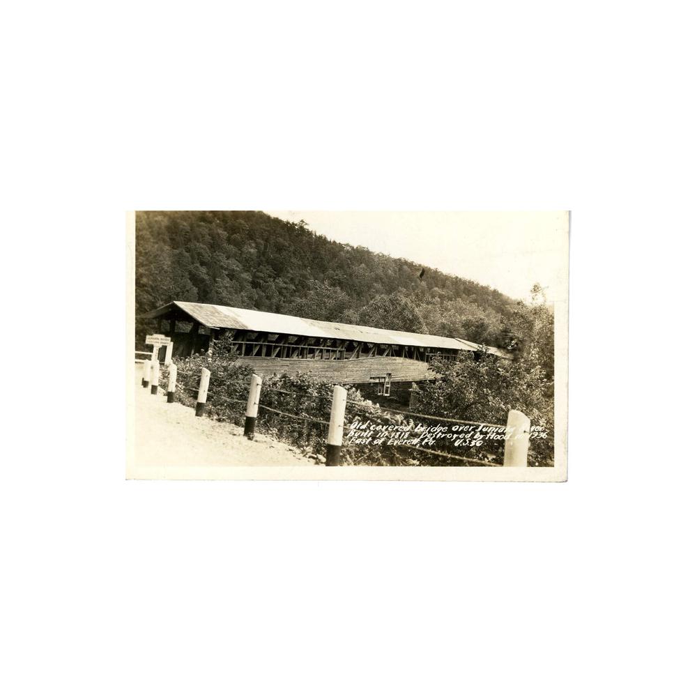 Image: Old Covered Bridge over Juniata River