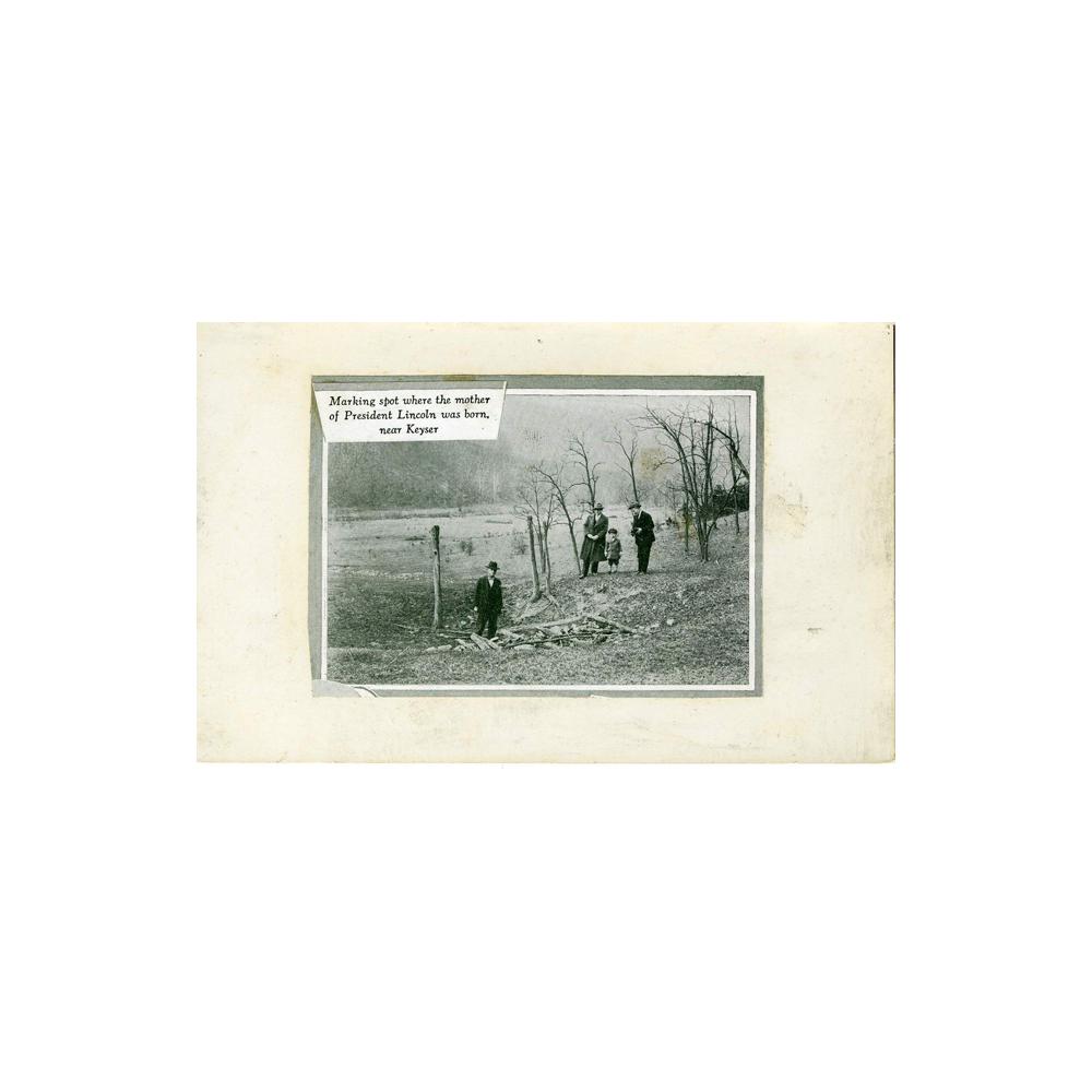 Image: Marking Spot Where the Mother of President Lincoln Was Born