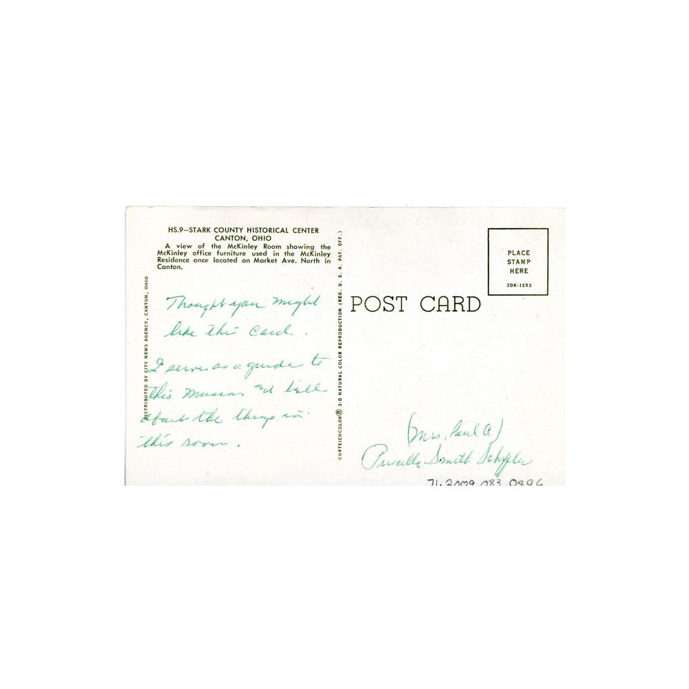 Image: McKinley Room, Stark County Historical Center