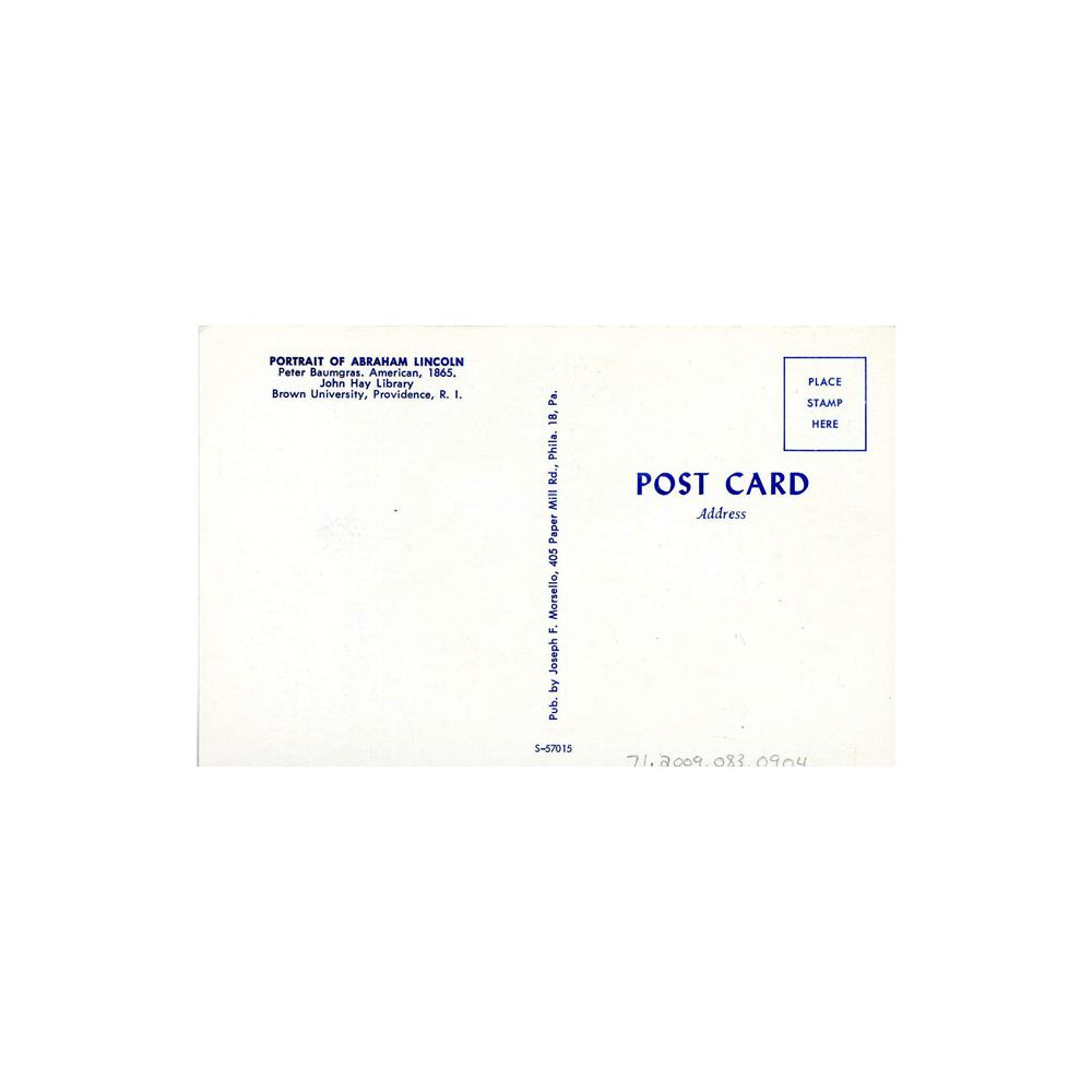 Image: Portrait of Abraham Lincoln