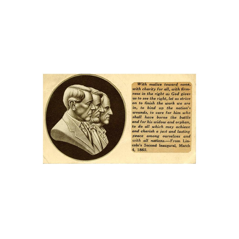 Image: Lincoln's Second Inaugural Quotation