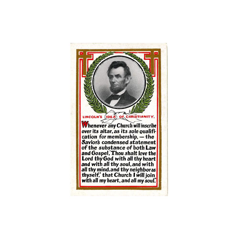 Image: Lincoln's Idea of Christianity