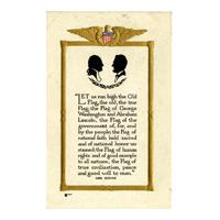 Image: Lincoln and Washington postcard