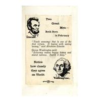 Image: Two Great Men--Both Born in February