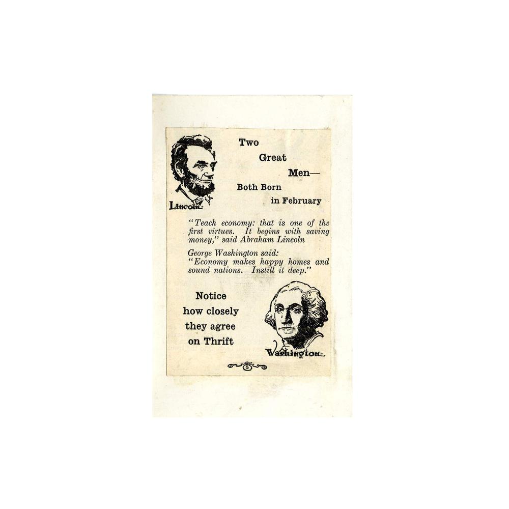 Image: Two Great Men--Both Born in February