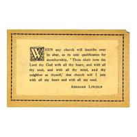 Image: Quotation Concerning Church Membership