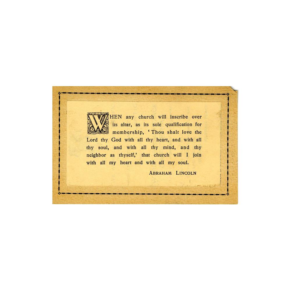 Image: Quotation Concerning Church Membership