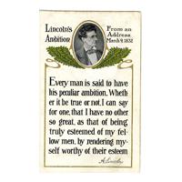 Image: Lincoln's Ambition
