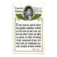 Image: Lincoln's Ambition