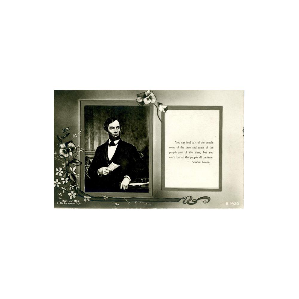 Image: "You Can Fool Part of the People..." Quotation