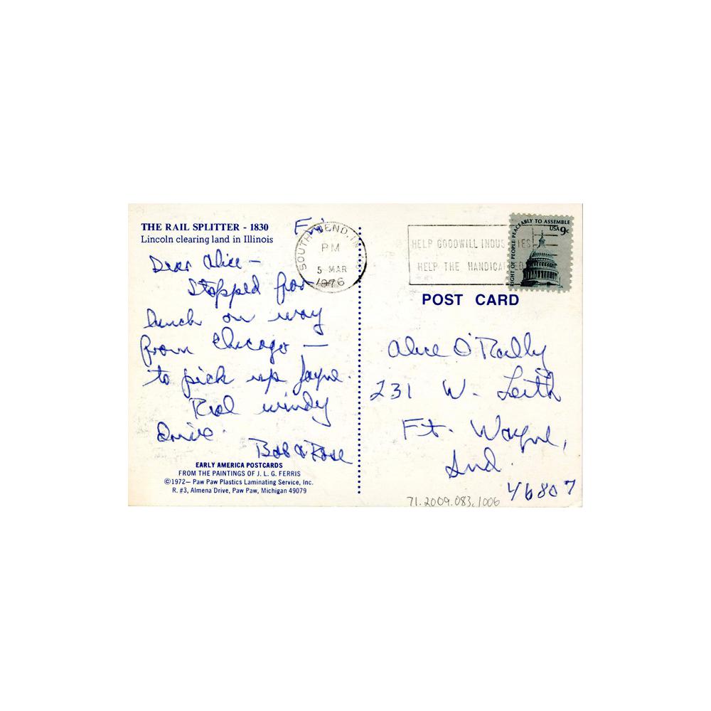 Image: The Rail Splitter--1830