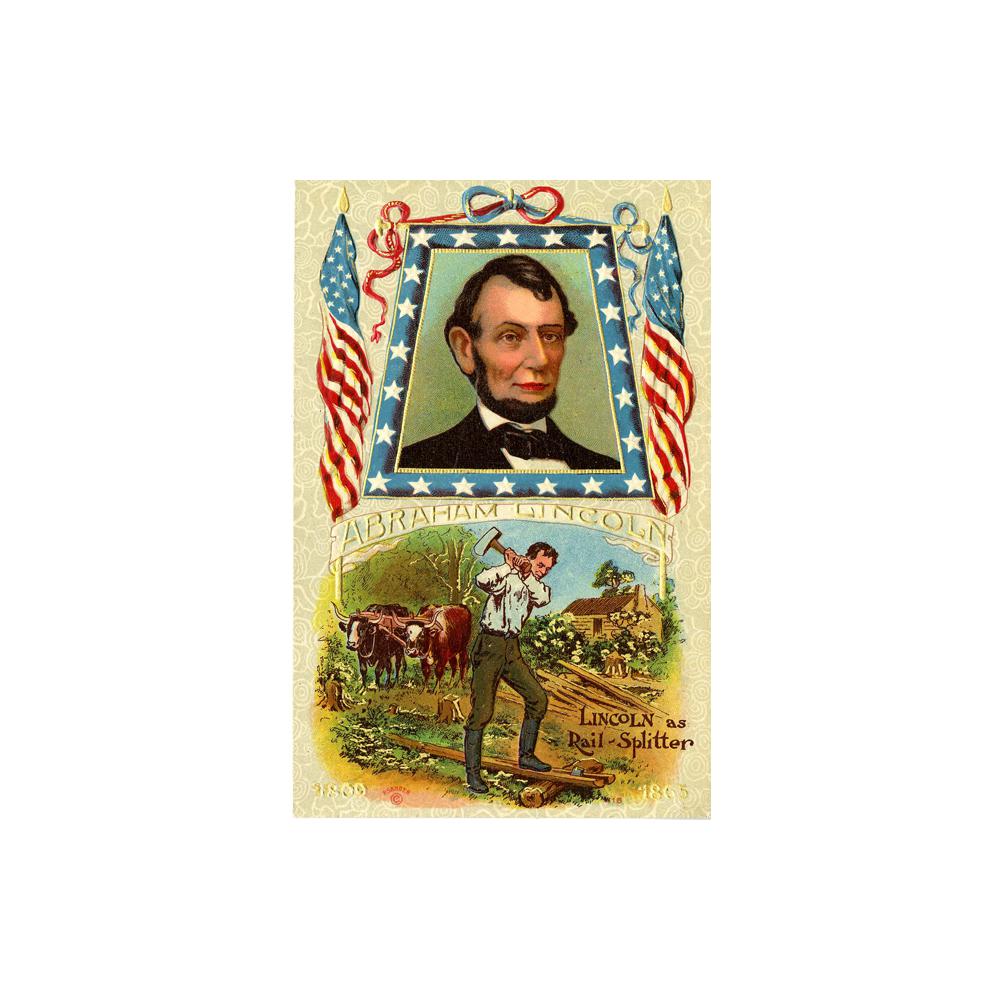 Image: Lincoln as Rail-Splitter