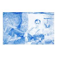 Image: Abraham Lincoln Studying by Firelight