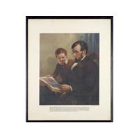 Image: Lincoln with His Son Tad