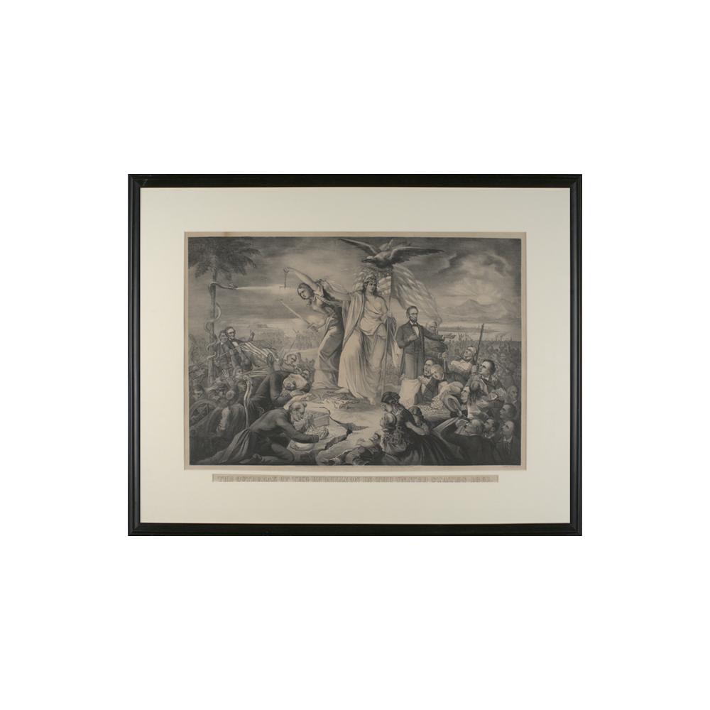 Image: The Outbreak of the Rebellion in the United States 1861