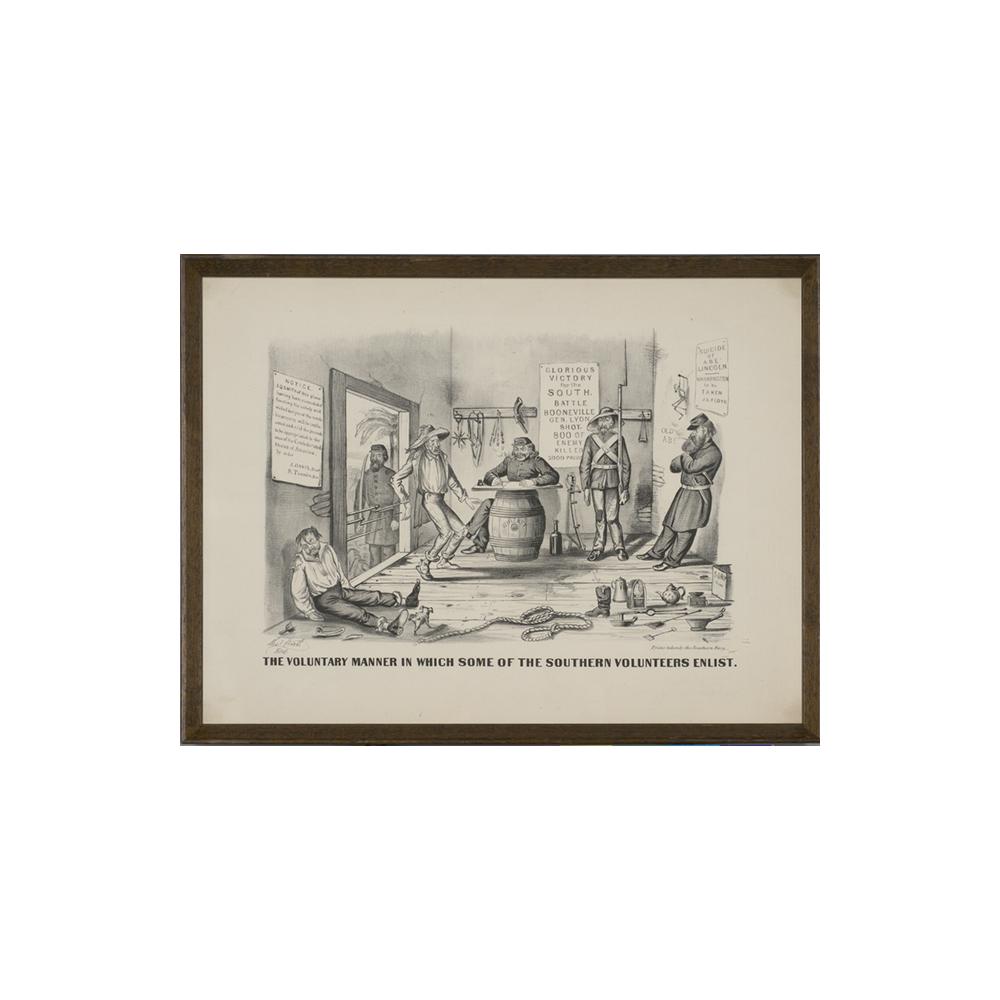 Image: The Voluntary Manner in Which Some of the Southern Volunteers Enlist