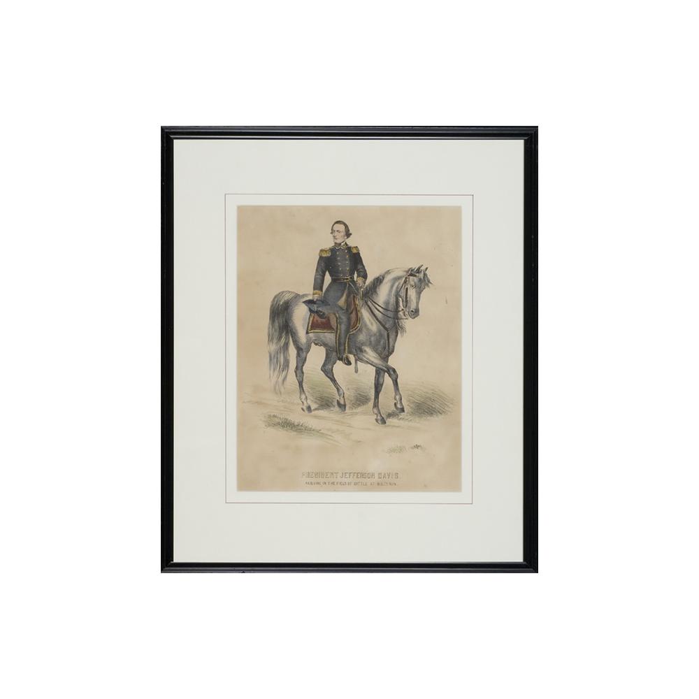 Image: President Jefferson Davis Arriving in the Field of Battle at Bulls Run