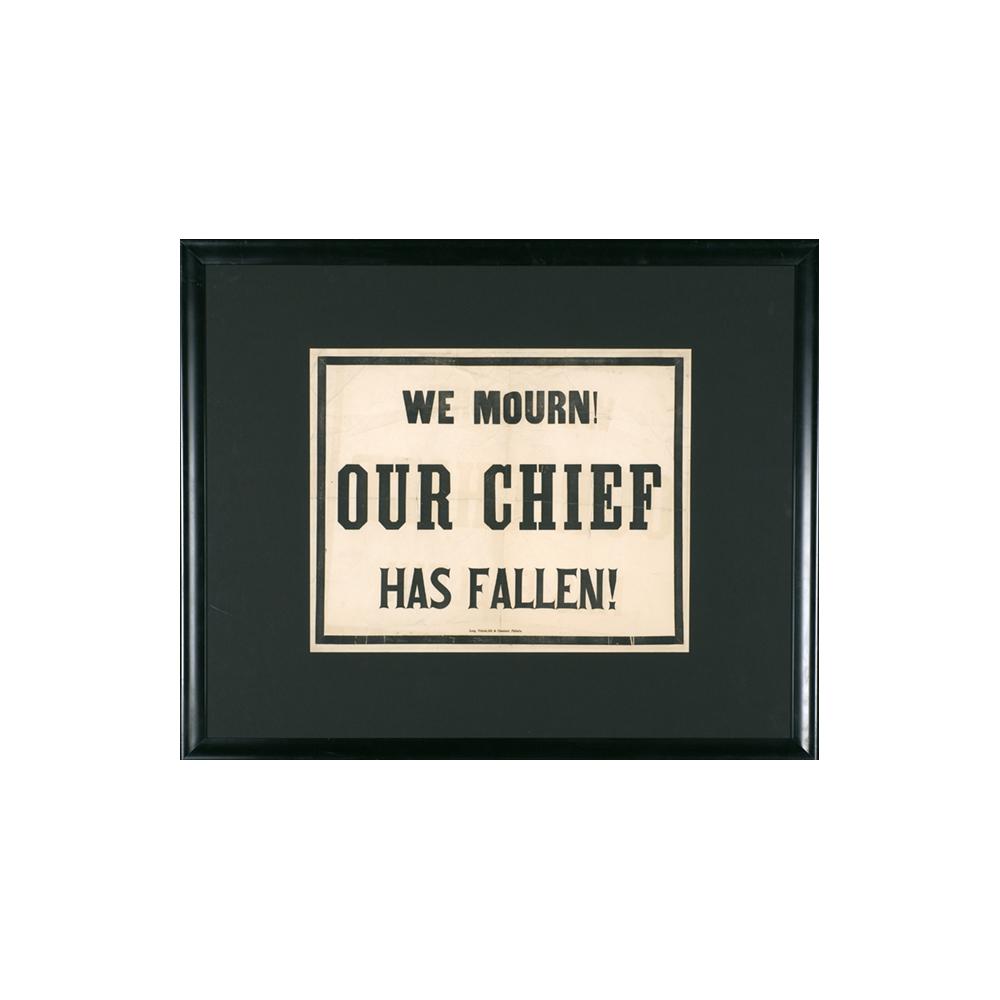 Image: We Mourn! Our Chief Has Fallen!