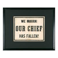 Image: We Mourn! Our Chief Has Fallen!