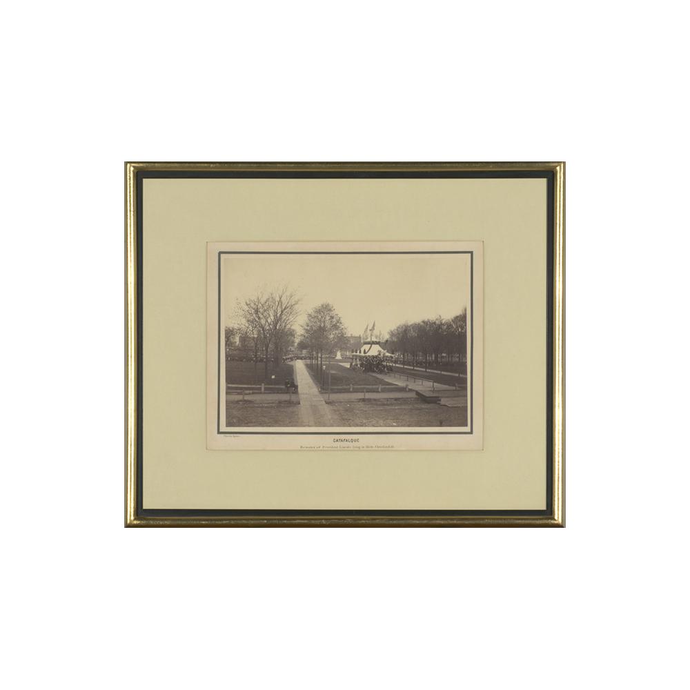 Image: Catafalque, Remains of President Lincoln Lying in State, Cleveland, Ohio