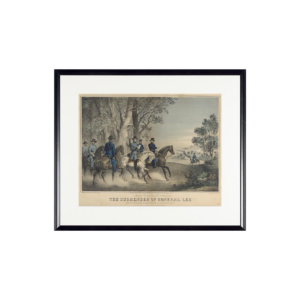 Image: The Surrender of General Lee and His Entire Army to Lieut. General Grant April 9th 1865